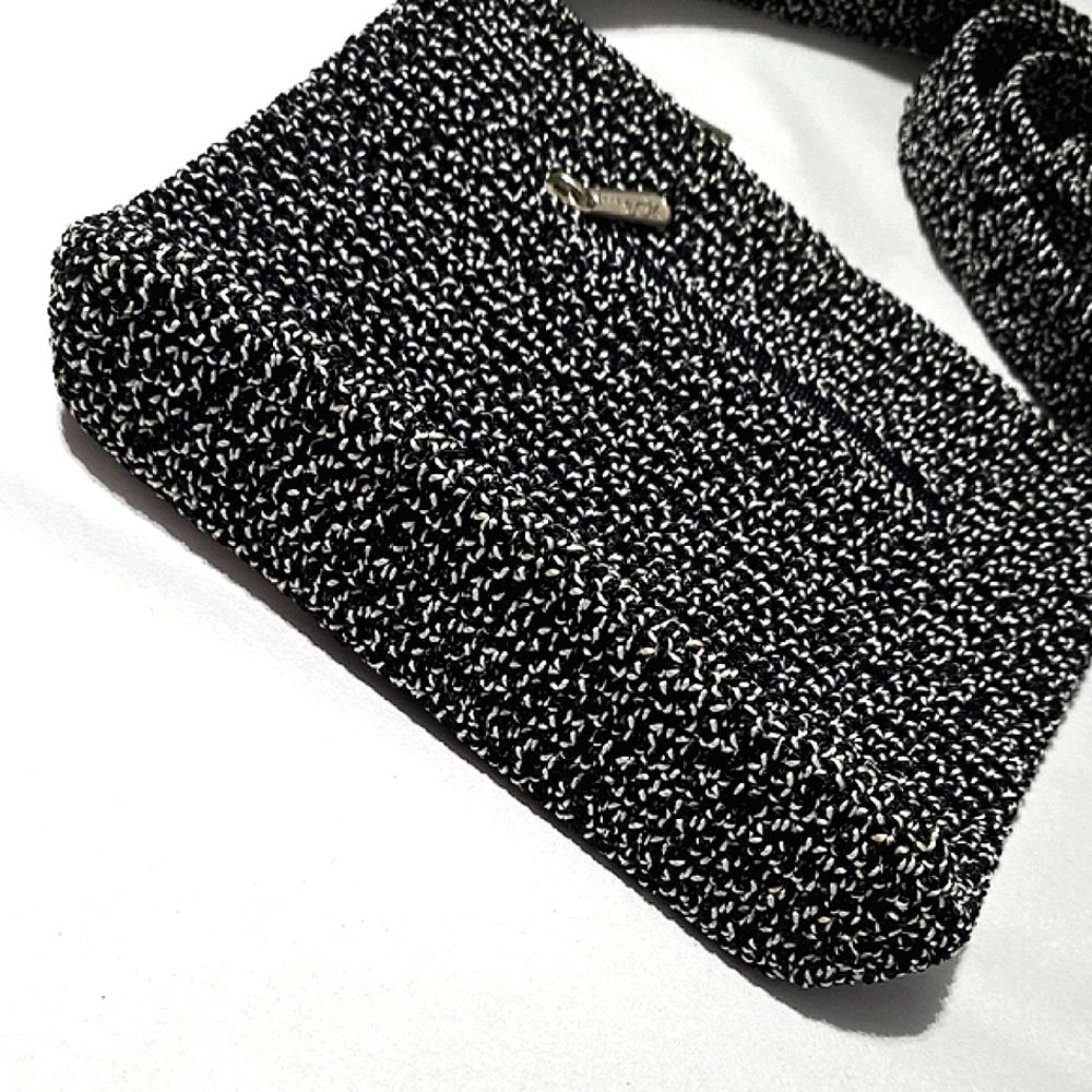 The Sak Black and White Crossbody Bag with Textured Finish - Picture 4 of 13